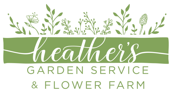 Heather's Garden Service and Flower Farm Logo